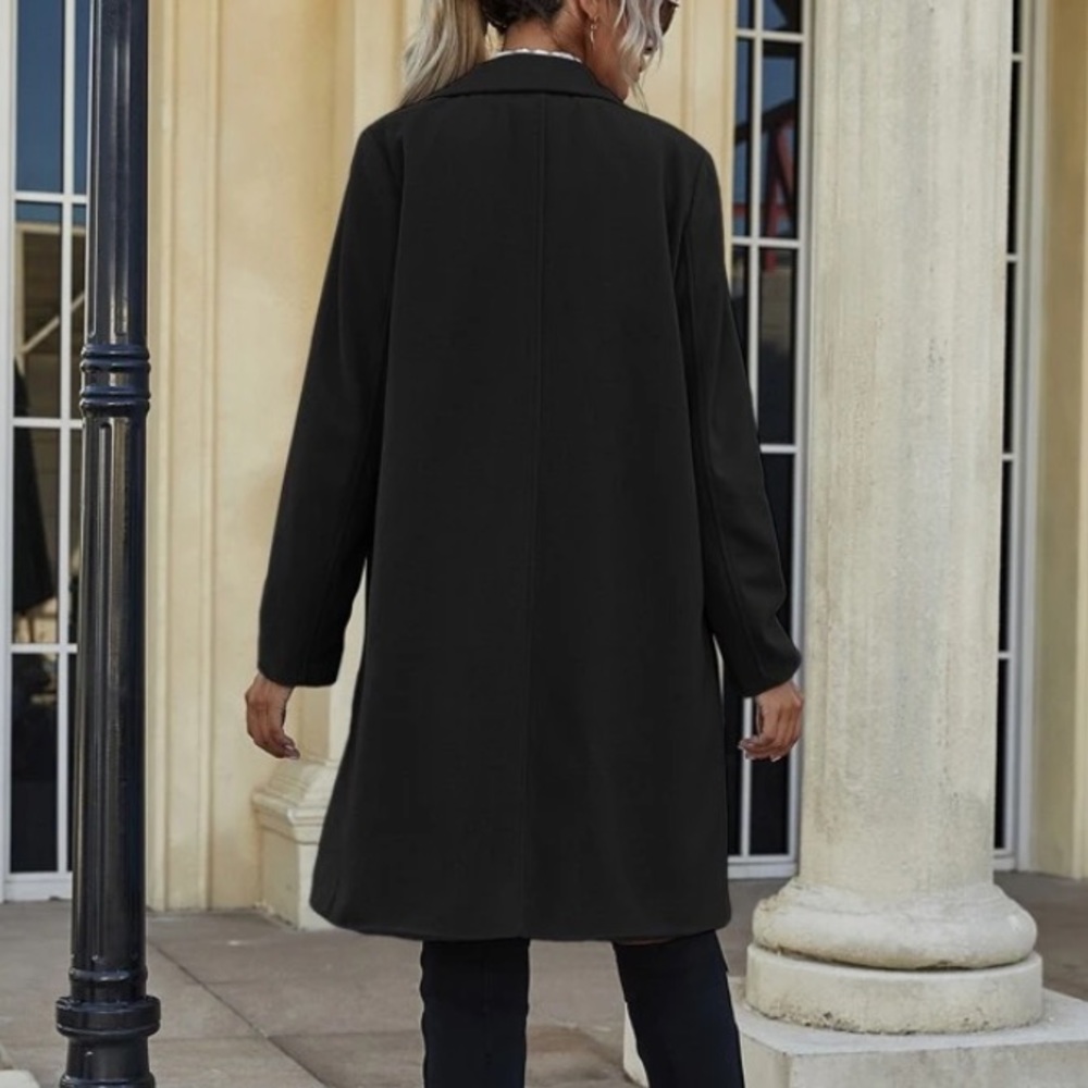 black overcoat